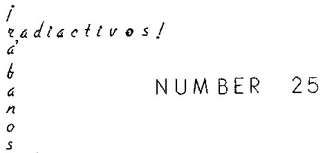 Rábanos Radiactivos number 25