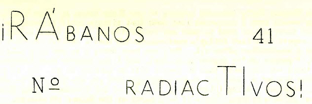 Rábanos Radiactivos number 41