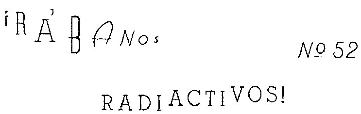 Rábanos Radiactivos number 53